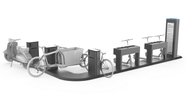 Image for Murwa: Urban parking docks for scooters, bikes & e-bikes.