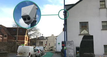 Image for Vivacity AI sensor for traffic flow monitoring.